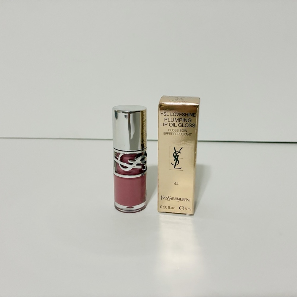🌸New Yves Saint Laurent YSL Loveshine Plumping Lip  Gloss - 44 Nude Lavalliere